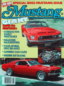 MUSTANG by HOT ROD 1983 SUMMER V1, #2 - RARE SHELBYS*